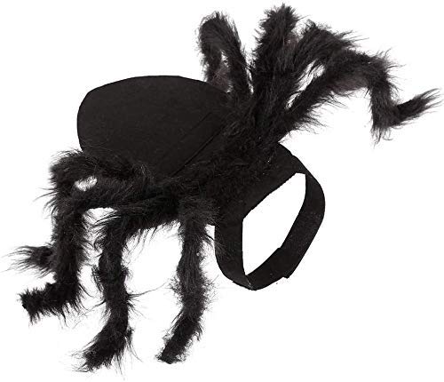 Haustier Halloween Kostüme, Spinnenkleidung for Haustiere, Halloween-Plüsch-Spinnenkostüm von NUZBCPETR