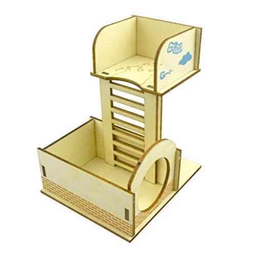 Hamster-Labyrinth Holzrohr-Tunnelkäfig Wippe Haus Schaukel Kleintiere Haustier Interaktives Spieltraining Rest Übung Spielzeug Hamster-Labyrinth Holzrohr-Tunnelkäfig Wippe Haus Schaukel Kleintiere Haustier Interaktives Spieltraining Rest Übung Spielzeug von NVOQILIN