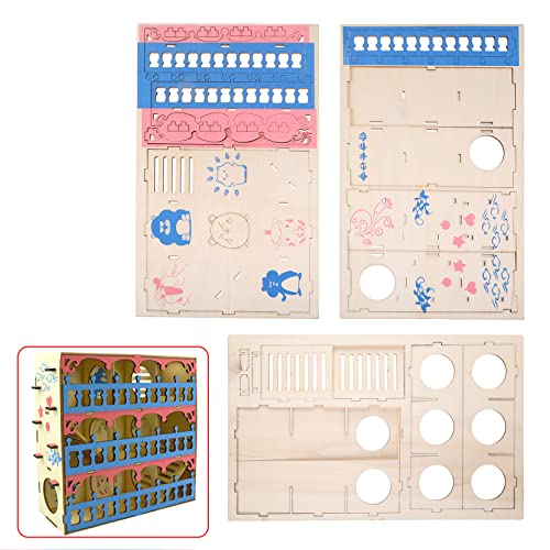Hamster-Labyrinth Holzrohr-Tunnelkäfig Wippe Haus Schaukel Kleintiere Haustier Interaktives Spieltraining Rest Übung Spielzeug Hamster-Labyrinth Holzrohr-Tunnelkäfig Wippe Haus Schaukel Kleintiere Haustier Interaktives Spieltraining Rest Übung Spielzeug von NVOQILIN
