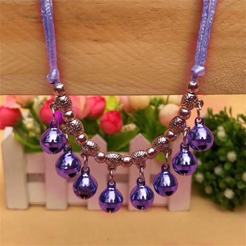 NVOQILIN Hochzeitshalsband für Kätzchen, Welpen, Ragdolls, Haustiere, Schmuck mit tibetischen Glöckchen, Halskette, glitzernd, tibetisch NVOQILIN Hochzeitshalsband für Kätzchen, Welpen, Ragdolls, Haustiere, Schmuck mit tibetischen Glöckchen, Halskette, glitzernd, tibetisch von NVOQILIN