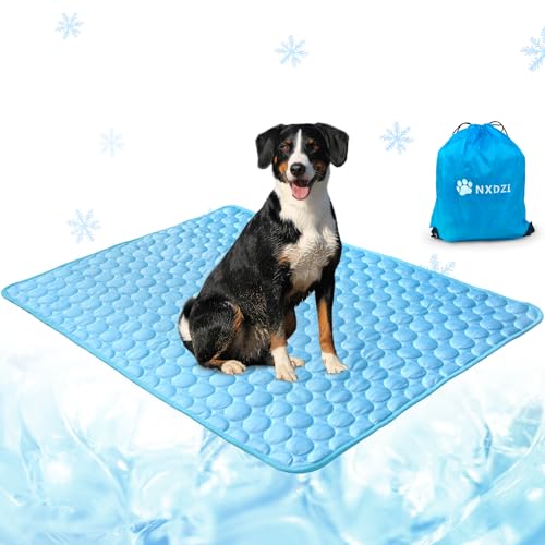 NXDZI Hunde-Kühlmatte, Kühlbett für Hunde, leicht waschbar, Kühlkissen für Hunde für alle Arten von Haustieren und ist perfekt für den Innen- und Außenbereich, einschließlich Autositze, 149,9 x 101,6 NXDZI Hunde-Kühlmatte, Kühlbett für Hunde, leicht waschbar, Kühlkissen für Hunde für alle Arten von Haustieren und ist perfekt für den Innen- und Außenbereich, einschließlich Autositze, 149,9 x 101,6 von NXDZI