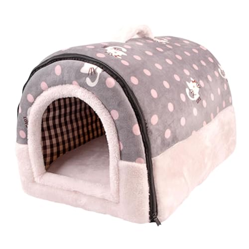 Katzennest, Katzenhaus, Herbst und Winter, weich, selbstwärmend, for den Innenbereich, Haustierzelt, Höhlenbett, Hundekatzenbett for Zwergspitzhunde, Kätzchen, Welpen, Katzen, M Katzennest, Katzenhaus, Herbst und Winter, weich, selbstwärmend, for den Innenbereich, Haustierzelt, Höhlenbett, Hundekatzenbett for Zwergspitzhunde, Kätzchen, Welpen, Katzen, M von NYCBZ