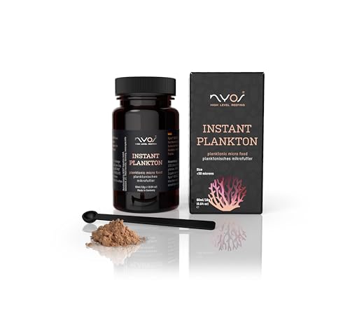 NYOS® INSTANT Plankton 60ml / 18g - Hochentwickeltes Mikro-Futter für Korallen & Meerwasserfische, Nitrat- & Phosphatarm von NYOS