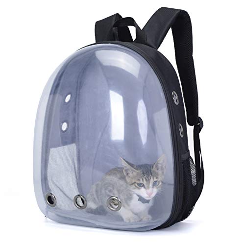 Haustierträger atmungsaktiven leichten Reise -Rucksack für kleine Hunde Katzen Camping Wandern von NYSUZHOUJI