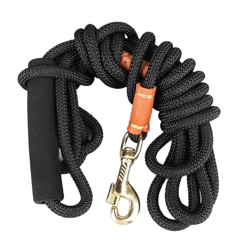 Hundeleine aus Nylon, verlängert, Starke Tragfähigkeit, Zugseil für Hunde mit weichem Griff, Gehtraining, 16,4 Fuß, für Haustiere Hundeleine aus Nylon, verlängert, Starke Tragfähigkeit, Zugseil für Hunde mit weichem Griff, Gehtraining, 16,4 Fuß, für Haustiere von NYSUZHOUJI