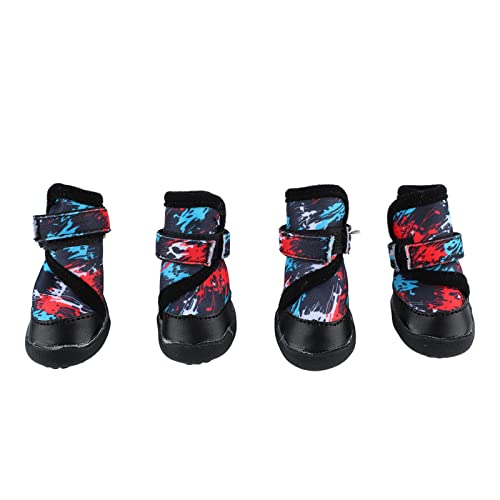NYSUZHOUJI Hundeschuhe verhindern, weiches, leichtes, verdickte Sohle -Welpenstiefel für Teddy Bichon Schnauzer NYSUZHOUJI Hundeschuhe verhindern, weiches, leichtes, verdickte Sohle -Welpenstiefel für Teddy Bichon Schnauzer von NYSUZHOUJI
