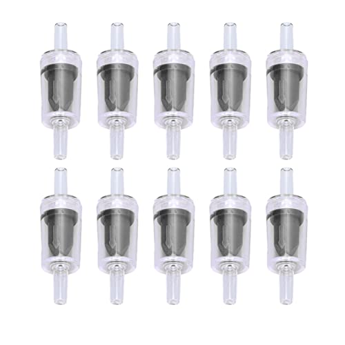 NYSUZHOUJI Überprüfen Sie das Ventil Ersatz Hochleistungsstarke ausgezeichnete PP -Material Aquarium Fischtank Wasserstoppventil (4mm schwarz) von NYSUZHOUJI