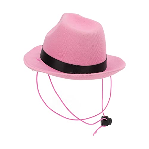 Süße lustige Hund Cowboyhut Haustier Kostümhut für Katzen Hunde Party täglich tragen (Rosa) von NYSUZHOUJI