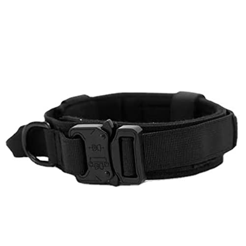 NYSUZHOUJI Verstellbares, atmungsaktives Hundehalsband mit Metallschnalle, ideal für das Training mittelgroßer und großer Hunde (L) von NYSUZHOUJI