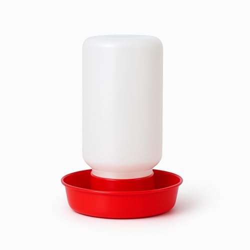 Baby Küken Waterer, Waste Free Small Chicken Waterer Jar, Duckling Waterer for Pigeon, Birds & Small Flock Feeding, 1 Quart Geflügeltränke Baby Küken Waterer, Waste Free Small Chicken Waterer Jar, Duckling Waterer for Pigeon, Birds & Small Flock Feeding, 1 Quart Geflügeltränke von NZJWZS