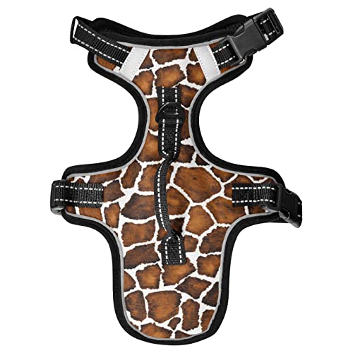 Naanle Giraffe Animal Print Dog Harness with Leash Clips No Pull Soft Padded Mesh Vest Pet Harness Reflective Adjustable Vest for Dogs Naanle Giraffe Animal Print Dog Harness with Leash Clips No Pull Soft Padded Mesh Vest Pet Harness Reflective Adjustable Vest for Dogs von Naanle