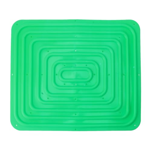 Nachukan Silikon-Hühnernest-Geflügelmatte, weich, waschbar, wiederverwendbar, verhindert das Knacken von Eiern, entworfen für die Unterlage von Geflügelnistkästen (Green) von Nachukan