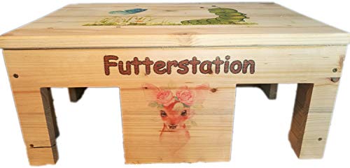 Nagerstore Nagerhaus Meerschweinchenhaus XXL mit Futterraufe, Motiven & Schutzlasur Nagerstore Nagerhaus Meerschweinchenhaus XXL mit Futterraufe, Motiven & Schutzlasur von Ewbob