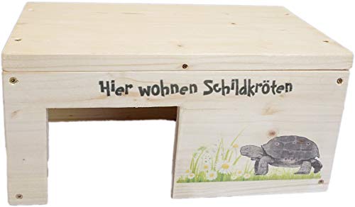 Nagerstore Schildkrötenhaus S Terrarium Schutzhaus mit Motiven & Holzlasur Nagerstore Schildkrötenhaus S Terrarium Schutzhaus mit Motiven & Holzlasur von Nagerstore
