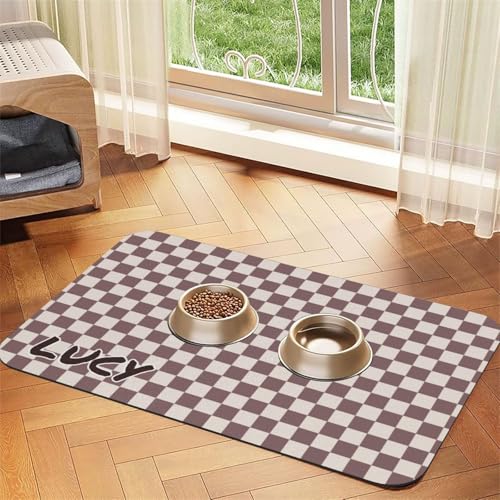 Fußmatte Personalisiert Napfunterlage Hund Futtermatte Katzen Haustür mit Namen und Foto Fußmatte Personalisiert Napfunterlage Hund Futtermatte Katzen Haustür mit Namen und Foto von Naispanda