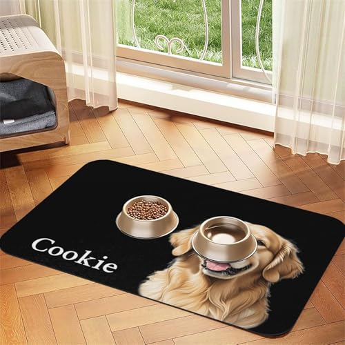 Fußmatte Personalisiert Napfunterlage Hund Futtermatte Katzen Haustür mit Namen und Foto Fußmatte Personalisiert Napfunterlage Hund Futtermatte Katzen Haustür mit Namen und Foto von Naispanda