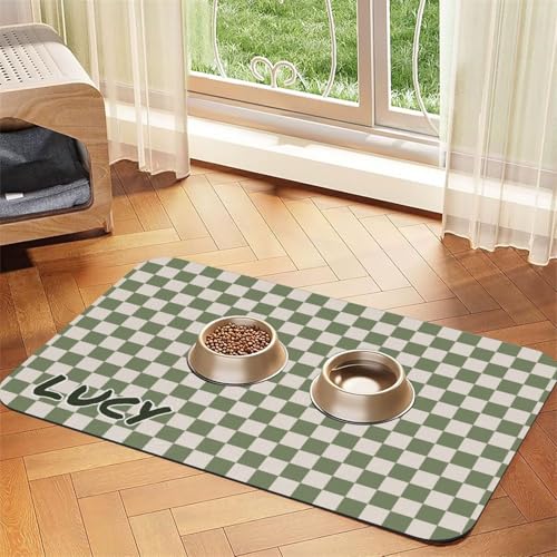 Fußmatte Personalisiert Napfunterlage Hund Futtermatte Katzen Haustür mit Namen und Foto Fußmatte Personalisiert Napfunterlage Hund Futtermatte Katzen Haustür mit Namen und Foto von Naispanda