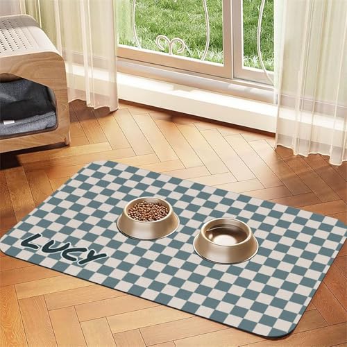 Fußmatte Personalisiert Napfunterlage Hund Futtermatte Katzen Haustür mit Namen und Foto Fußmatte Personalisiert Napfunterlage Hund Futtermatte Katzen Haustür mit Namen und Foto von Naispanda