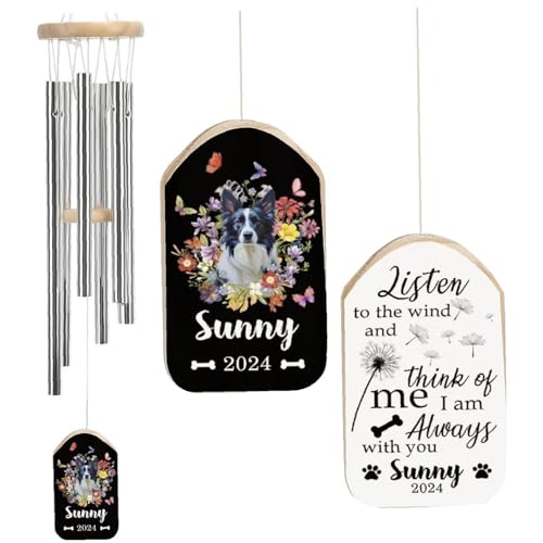 Personalisiertes Haustier Gedenk Windspiel mit Foto Namen und Datum, Personalisiertes Erinnerungsgeschenk zum Verlust eines Hundes oder Einer Katze, Personalisiertes Trauergeschenk für Ihr Haustier Personalisiertes Haustier Gedenk Windspiel mit Foto Namen und Datum, Personalisiertes Erinnerungsgeschenk zum Verlust eines Hundes oder Einer Katze, Personalisiertes Trauergeschenk für Ihr Haustier von Naispanda