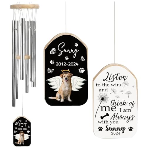 Personalisiertes Haustier Gedenk Windspiel mit Foto Namen und Datum, Personalisiertes Erinnerungsgeschenk zum Verlust eines Hundes oder Einer Katze, Personalisiertes Trauergeschenk für Ihr Haustier Personalisiertes Haustier Gedenk Windspiel mit Foto Namen und Datum, Personalisiertes Erinnerungsgeschenk zum Verlust eines Hundes oder Einer Katze, Personalisiertes Trauergeschenk für Ihr Haustier von Naispanda