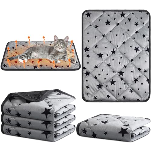 Namalu 4 Selbstwärmende Katzendecken Selbstheizende Hundedecke mit Stern Muster Weiche Decke für Haustier Waschbares Hundebett rutschfeste Heizdecke für Outdoor Indoor (Rechteck, 45 x 60 cm) Namalu 4 Selbstwärmende Katzendecken Selbstheizende Hundedecke mit Stern Muster Weiche Decke für Haustier Waschbares Hundebett rutschfeste Heizdecke für Outdoor Indoor (Rechteck, 45 x 60 cm) von Namalu