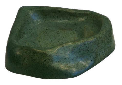 Namiba Terra 7302 Terra-Puzzle Keramik-Eckwassernapf, 19 x 15 cm, grün glasiert von Namiba Terra