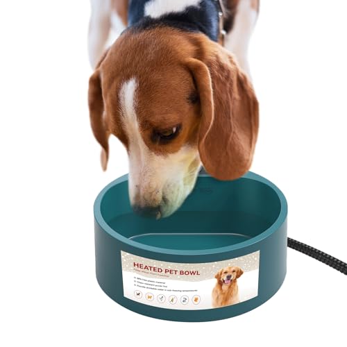 NAMSAN Beheizbare Trinkflasche für Hunde/Katze/Hasen/Hühner 2.2 L Frostschutz Wassernapf in Winter, Grün NAMSAN Beheizbare Trinkflasche für Hunde/Katze/Hasen/Hühner 2.2 L Frostschutz Wassernapf in Winter, Grün von Namsan