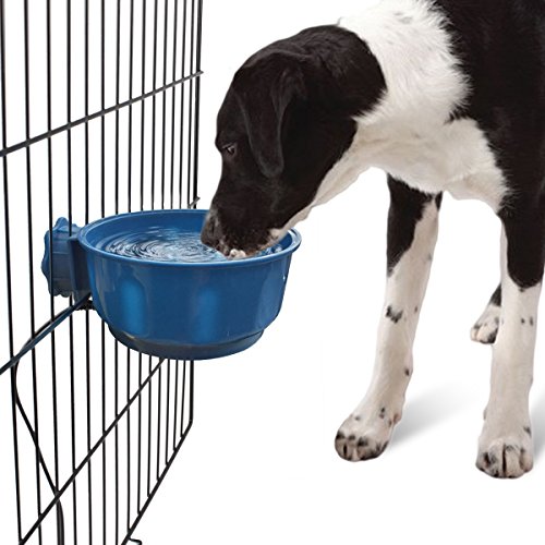 NAMSAN Beheizter Wassernapf für Hunde Hängen im Hundekäfig Verhindern Sie Das Einfrieren Von Wasser Futternäpfe für Hunde/Katze von Namsan