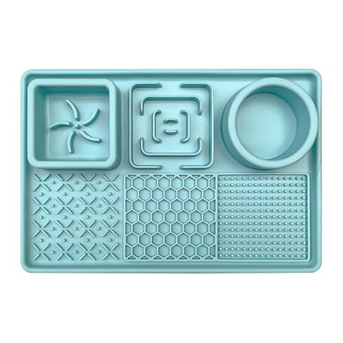 Namvo Hunde-Leckmatte, Silikon-Langsamfütterer für Hunde, Leckmatte für Katzen, Tierfutter-Fütterungsunterlage, Hunde-Leckmatte für Butter, Joghurt, Erdnüsse, Ang Relief-Matte von Namvo