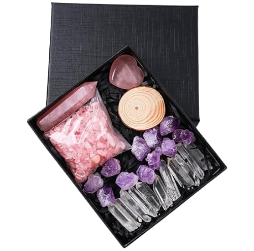 Namzi 1 Stück Rosa Naturkristall Rohstein Kristall Sechseckig Prisma Kristall Crushed Stone Set Box Naturkristall Stein Herzform Mineral Logo Dekoration Ornament Namzi 1 Stück Rosa Naturkristall Rohstein Kristall Sechseckig Prisma Kristall Crushed Stone Set Box Naturkristall Stein Herzform Mineral Logo Dekoration Ornament von Namzi