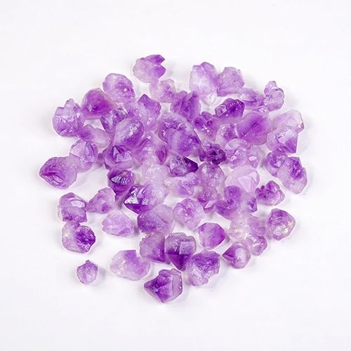 Namzi 1 kg violetter Naturkristallstein, Zahnblütentyp, natürlicher Rohstein, Aroma-Stein, Aquarium-Dekoration, Kristall, zerkleinerter Stein, 0,5–2 cm von Namzi