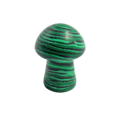 Namzi 10 Stück grüne strukturierte natürliche Kristallsteine, Pilz-Ornament, Mini, 2 x 1,5 cm, kleiner Pilz-Kristallstein, Handwerk, Desktop-Ornament, Dekoration Namzi 10 Stück grüne strukturierte natürliche Kristallsteine, Pilz-Ornament, Mini, 2 x 1,5 cm, kleiner Pilz-Kristallstein, Handwerk, Desktop-Ornament, Dekoration von Namzi