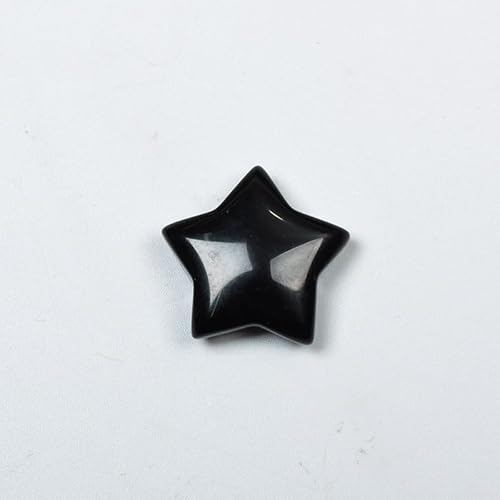 Namzi 10 Stück natürlicher schwarzer Kristall-Rohstein, Mini, 2,5 x 2,4 cm, Pentagramm, Naturstein, Zubehör, Anhänger, DIY-Dekoration, Geschenkzubehör Namzi 10 Stück natürlicher schwarzer Kristall-Rohstein, Mini, 2,5 x 2,4 cm, Pentagramm, Naturstein, Zubehör, Anhänger, DIY-Dekoration, Geschenkzubehör von Namzi