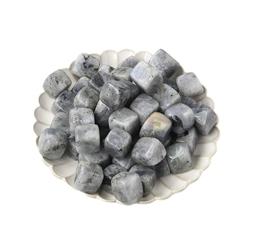 Namzi 100 g grauer Naturkristall-Rohstein, Aromatherapie-Stein, Erweiterungsstein, Aquarium-Dekoration, Naturblockstein, 1,5–2 cm von Namzi