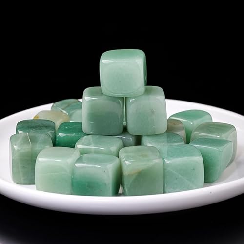 Namzi 100 g grüner Naturkristall-Rohstein, Blockstein, Aromatherapie-Stein, Erweiterungsstein, Aquarium-Dekoration, natürlicher Blockstein, 1,5–2 cm von Namzi