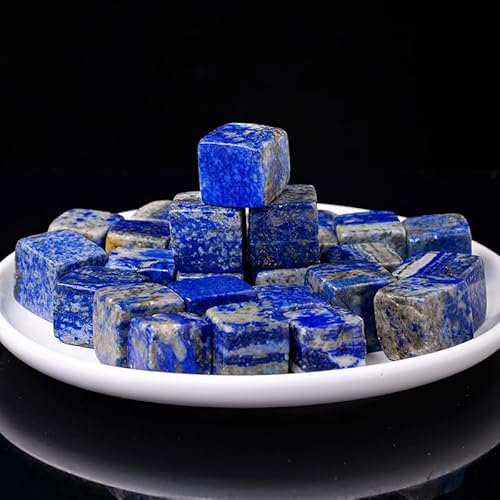 Namzi 100 g natürlicher Kristall-Rohstein, Blockstein, blaue Textur, Aromatherapie-Stein, Erweiterungsstein, Aquarium-Dekoration, natürlicher Blockstein, 1,5–2 cm von Namzi