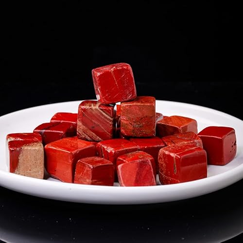 Namzi 100 g natürlicher Kristall-Rohstein, Blockstein, roter Aromastein, erweiterter Aroma-Stein, Aquarium-Dekoration, natürlicher Blockstein, 1,5–2 cm von Namzi