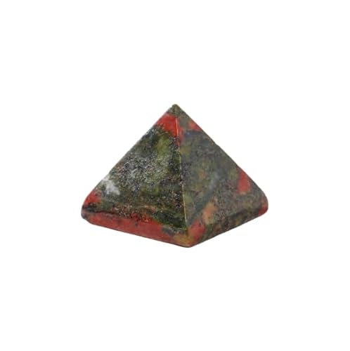 Namzi 2 Stück natürliche Kristallstein-Pyramide Feng Shui Turm Sieben Sterne Array Ornament Desktop 2 cm gemischte Farben Kristallstein Dekoration Ornament von Namzi