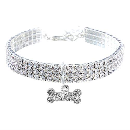 Namzi Haustier-Dekoration, Halsband, Halskette, Katzen- und Hundezubehör, Dekoration, verstellbar, für Welpen, Hunde, Katzen, Haustierpflege-Zubehör, S, A02 Namzi Haustier-Dekoration, Halsband, Halskette, Katzen- und Hundezubehör, Dekoration, verstellbar, für Welpen, Hunde, Katzen, Haustierpflege-Zubehör, S, A02 von Namzi