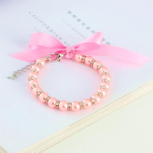 Namzi Haustier-Dekoration, Halsband, Halskette, Katzen- und Hundezubehör, Dekoration, verstellbar, für Welpen, Hunde, Katzen, Haustierpflege-Zubehör, S, Rosa C Namzi Haustier-Dekoration, Halsband, Halskette, Katzen- und Hundezubehör, Dekoration, verstellbar, für Welpen, Hunde, Katzen, Haustierpflege-Zubehör, S, Rosa C von Namzi