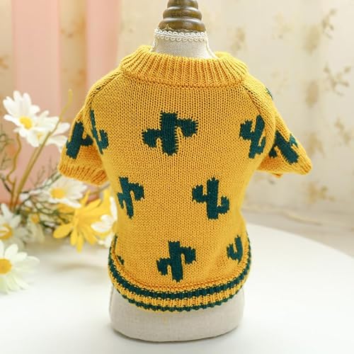 Namzi Hundebekleidung für Haustiere, weich, dick, warm, Winter-Welpenpullover für Hunde (A27, L) von Namzi