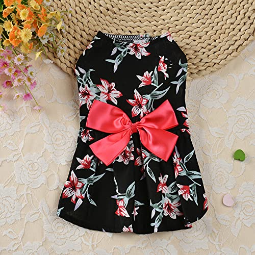 Namzi Süßes Welpen-Hundekleid, niedliches Prinzessinnenkleid, Katzenkleid, Hunderock für kleine Mädchen (A136, XL) von Namzi