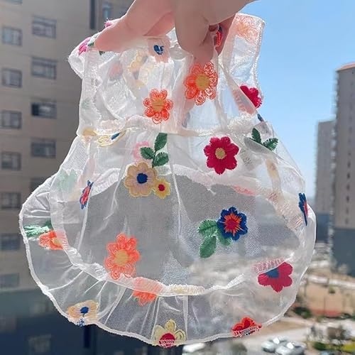 Namzi Süßes Welpen-Hundekleid, süßes Prinzessinnenkleid, Katzenkleid, Hunderock für kleine Mädchen (A121, XS) von Namzi