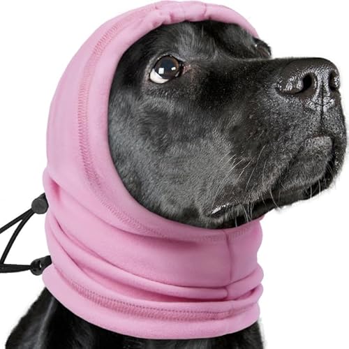 Nanaki Beruhigender Hunde-Kapuzenpullover, verbesserter rutschfester Hämatom-Ohrwickel für Hunde, verstellbare Hundeohrenschützer, Geräuschschutz, Feuerwerk, Hunde-Gehörschutz, Hundepflege, von Nanaki