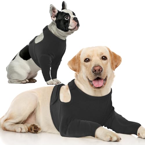Nanaki Hunde-Genesungsmanschetten für Vorderbeine, Hundebeinmanschette gegen Lecken, Hunde-Wundhülsen, Hunde-Operations-Erholungsmanschette, Hundebein-Wundabdeckung, Armschutz für Beinverletzungen und von Nanaki