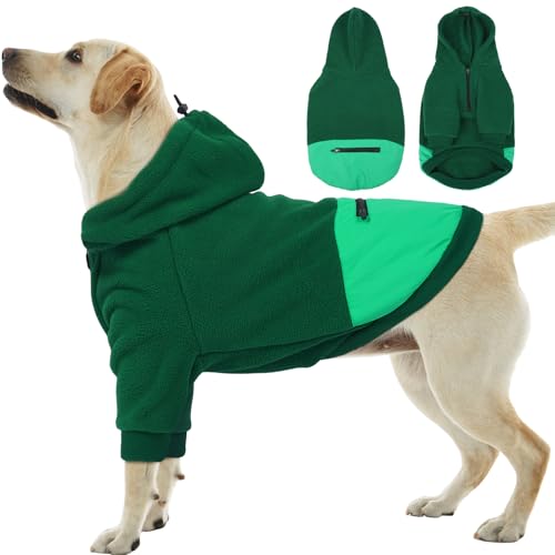 Nanaki Hunde-Kapuzenpullover für große Hunde, Sweatshirt mit Tasche, warmer Haustier-Kapuzenpullover, bequeme Passform für Labrador, große Sweatshirts, Wintermantel, geeignet für alle Stile (Grau Nanaki Hunde-Kapuzenpullover für große Hunde, Sweatshirt mit Tasche, warmer Haustier-Kapuzenpullover, bequeme Passform für Labrador, große Sweatshirts, Wintermantel, geeignet für alle Stile (Grau von Nanaki