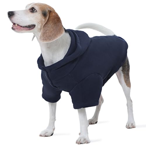 Nanaki Hunde-Kapuzenpullover für große Hunde mit doppeltem Loch für die Leine und Kapuze, warmer Fleece-Hoodie für Jungen und Mädchen, kuschelige Winter-Sweatshirts für Beagle, weich, dehnbar, für Nanaki Hunde-Kapuzenpullover für große Hunde mit doppeltem Loch für die Leine und Kapuze, warmer Fleece-Hoodie für Jungen und Mädchen, kuschelige Winter-Sweatshirts für Beagle, weich, dehnbar, für von Nanaki