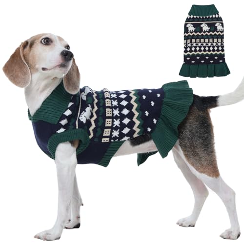 Nanaki Pitbull Hundepullover für mittelgroße Rassen, warm, dehnbar, ärmellos, Pullover, Halloween, Weihnachten, für drinnen und draußen, Herbstkleidung, Winterkleidung, Strickwaren, maschinenwaschbar Nanaki Pitbull Hundepullover für mittelgroße Rassen, warm, dehnbar, ärmellos, Pullover, Halloween, Weihnachten, für drinnen und draußen, Herbstkleidung, Winterkleidung, Strickwaren, maschinenwaschbar von Nanaki