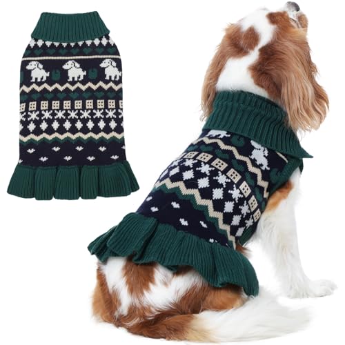 Nanaki Pullover für kleine Hunde, dehnbar, warm, für Welpen, Katzen, weicher Strickwaren, Pullover, Mädchen, warmes Weihnachtspullover für kleine Rassen, Herbst-Winterpullover, Chihuahua, Pudel Nanaki Pullover für kleine Hunde, dehnbar, warm, für Welpen, Katzen, weicher Strickwaren, Pullover, Mädchen, warmes Weihnachtspullover für kleine Rassen, Herbst-Winterpullover, Chihuahua, Pudel von Nanaki