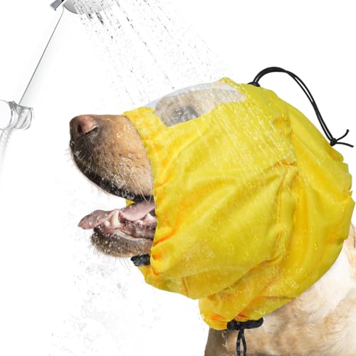 Nanaki Verstellbare Duschhauben für Hundeohren, Hundeohrabdeckungen für Badewanne, Duschhaube, wiederverwendbar, wasserdicht, Ohrenschutz für Hunde, Hundeohrenschutz für Bad, Hundebad, Ohrenschutz, Nanaki Verstellbare Duschhauben für Hundeohren, Hundeohrabdeckungen für Badewanne, Duschhaube, wiederverwendbar, wasserdicht, Ohrenschutz für Hunde, Hundeohrenschutz für Bad, Hundebad, Ohrenschutz, von Nanaki